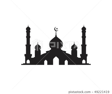 Mosque Moslem icon vector Illustration Mosque Moslem icon vector Illustration 49221419