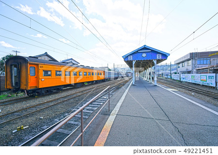 Oigawa Shindo Station Shinkanaya Station的舊式客車 49221451