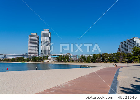 Odaiba海灘的Odaiba風景 Odaiba海灘的Odaiba風景 49221549
