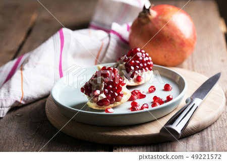 beautiful big pomegranate 49221572