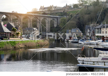 view of the port of the famous city of Dinan 49221661