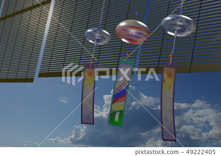 Wind bell (computer graphic) - Stock Illustration [49222405] - PIXTA