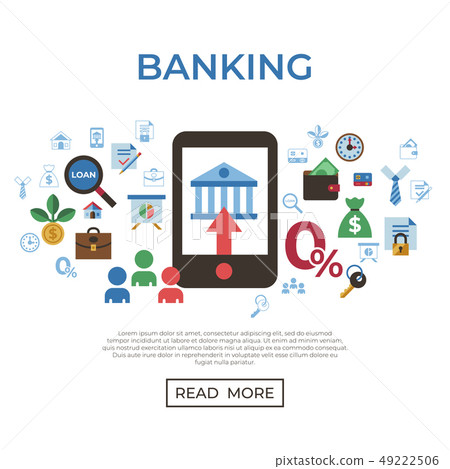 Social credit and banking payment icons Social credit and banking payment icons 49222506