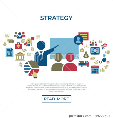 Business corporate stakeholder and company icons 49222507