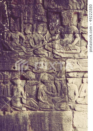 柬埔寨，吳哥窟壁畫 49222880