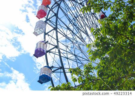 Fujikawa Ferris Wheel Fuji Sky View and Blue Sky Fujikawa Ferris Wheel Fuji Sky View and Blue Sky 49223314