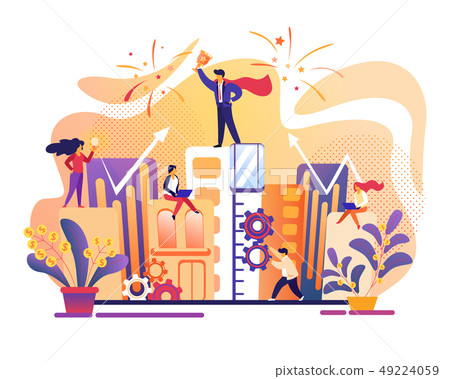 Business Success. Office People Working Together. Business Success. Office People Working Together. 49224059
