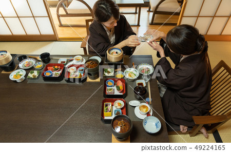 Parent-child mother-da Ryokan Dining hot-spring travel image 49224165