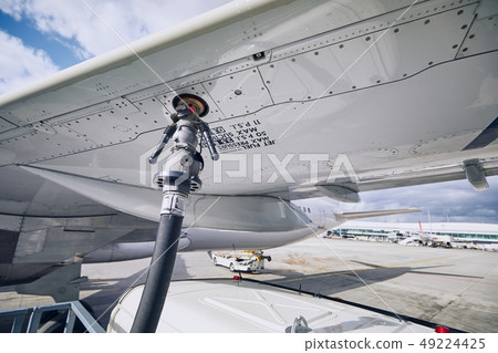 Refueling of airplane 49224425