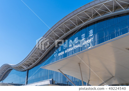 Sendai International Airport blue sky Sendai International Airport blue sky 49224540