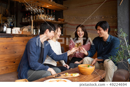 Party toast youth image 49224694