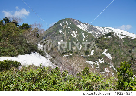 High Tsumayama of the remaining snow High Tsumayama of the remaining snow 49224834