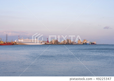 Harbor ship tanker sea complex Harbor ship tanker sea complex 49225347
