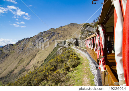 Mountain climbing railway on Mount Rhune Mountain climbing railway on Mount Rhune 49226014