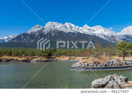 China Lijiang Jade Dragon Snow Mountain China Jade Dragon Snow Mountain 49227407