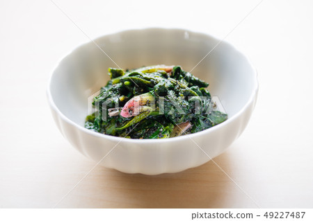 Sesame with spinach Sesame with spinach 49227487