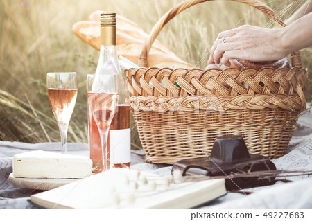 Picnic in the meadow 49227683