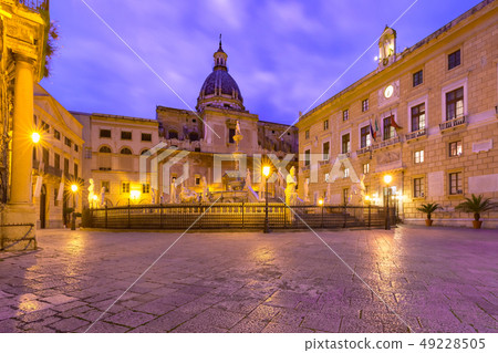 Praetorian Fountain, Palermo, Sicily, Italy 49228505