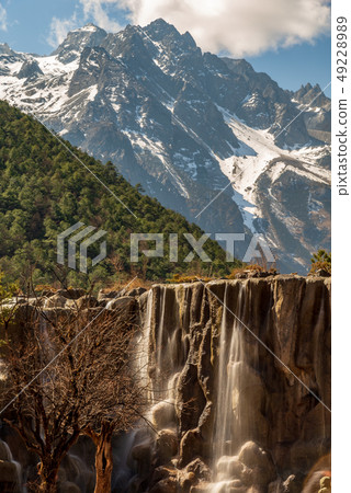 China Lijiang Jade Dragon Snow Mountain China Jade Dragon Snow Mountain 49228989