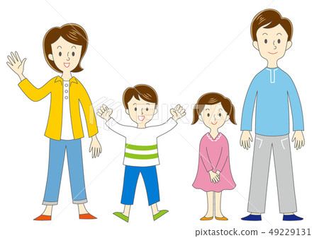 Family illustration Family illustration 49229131