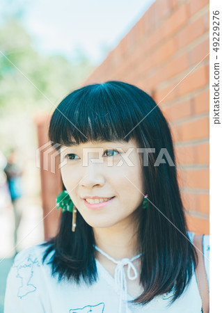 亞洲台灣台中霧峰林家花園古厝攝影女性女人人像人物肖像 亞洲台灣台中霧峰林家花園古厝攝影女性女人人像人物肖像 49229276