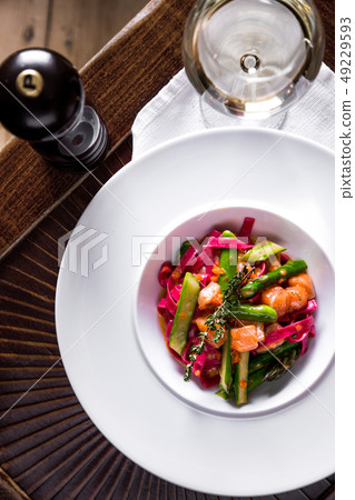 Salmon and Asparagus Pasta Salmon and Asparagus Pasta 49229593