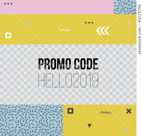 Trendy geometric templates for social media post.  49229798