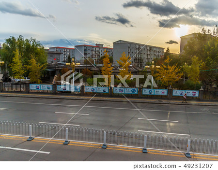 Beijing, China, street architecture, Beijing, China, street construction Beijing Peking China 49231207