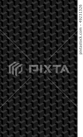 Vertical geometric cubes pattern. Vertical geometric cubes pattern. 49231326