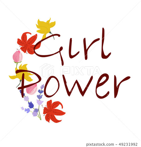 Woman motivational slogan. Girl Power. Woman motivational slogan. Woman motivational slogan. Girl Power. Woman motivational slogan. 49231992