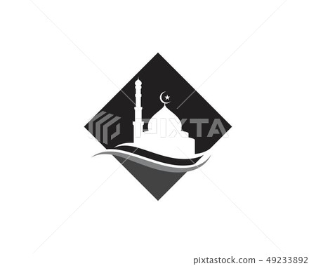 Mosque Moslem icon vector Illustration Mosque Moslem icon vector Illustration 49233892