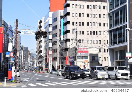 Streets around Shin-Okachimachi Station in Taito Ward (Moto-Asakusa 1-chome intersection) 49234427