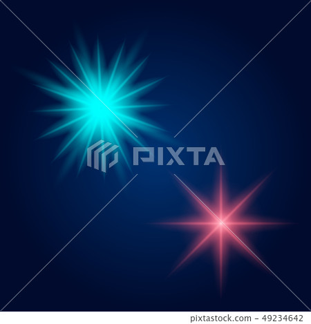 Glowing lights effect Glowing lights effect 49234642