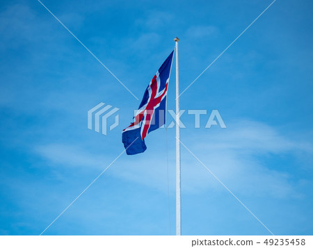 冰島國旗 49235458