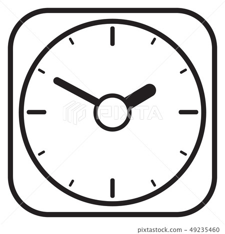 Clock icon. World time concept.  49235460