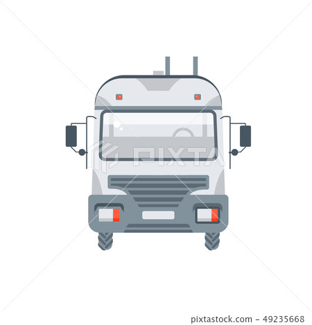 truck transportation sand, cement mixes front view truck transportation sand, cement mixes front view 49235668