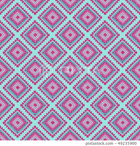 Ethnic seamless pattern. Tribal line print in african, mexican, american, indian style. Geometric 49235900