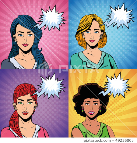 Pop art women 49236803