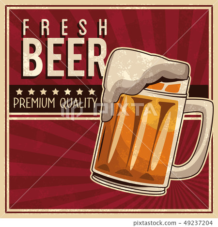 vintage drink poster 49237204