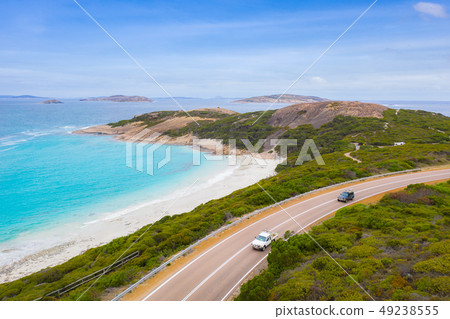 Aerial View of Great Ocean Road in Victoria, Aerial View of Great Ocean Road in Victoria, 49238555