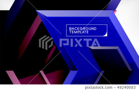 Abstract glossy techno arrows background Abstract glossy techno arrows background 49240083