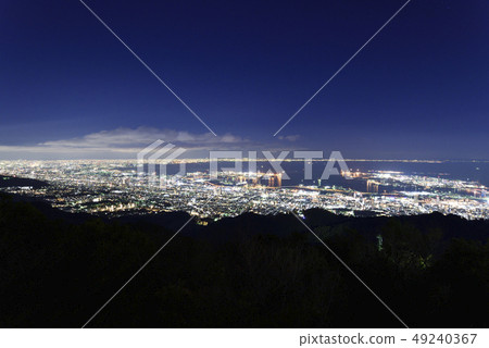 從Hokuseidai（兵庫縣神戶市）看到的神戶夜景 49240367