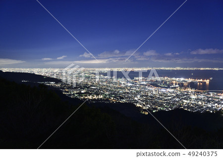 A night view of Kobe seen from Hokuseidai (Kobe City, Hyogo Prefecture) 49240375