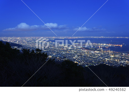 A night view of Kobe seen from Hokuseidai (Kobe City, Hyogo Prefecture) 49240382