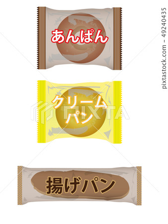 Various types of confectionery bread 49240435