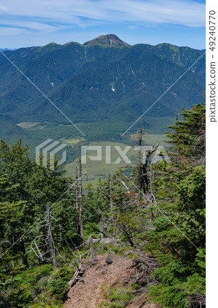 Oku Shirane Mountain seen from Mt. 49240770