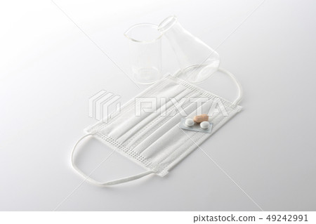 Medicine and mask 49242991