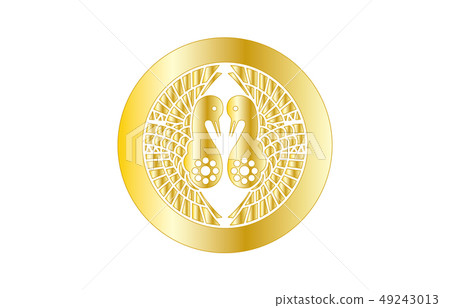 軍閥的家族徽章金色漸變南Nobunao 49243013