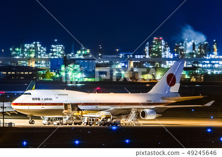 空中自衛隊B747政府飛機 49245646