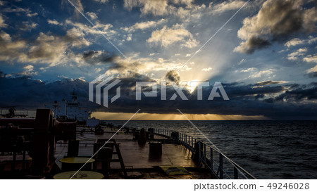 Tanker proceeding by ocean 49246028